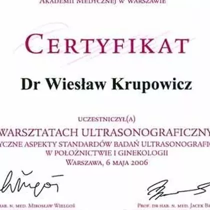 Certyfikat 23