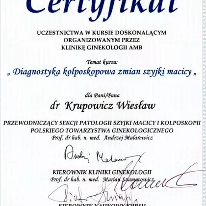Certyfikat 26