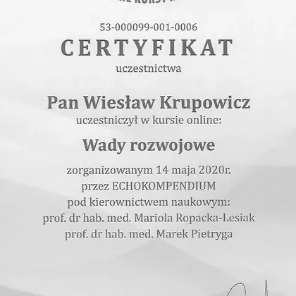 Certyfikat 47